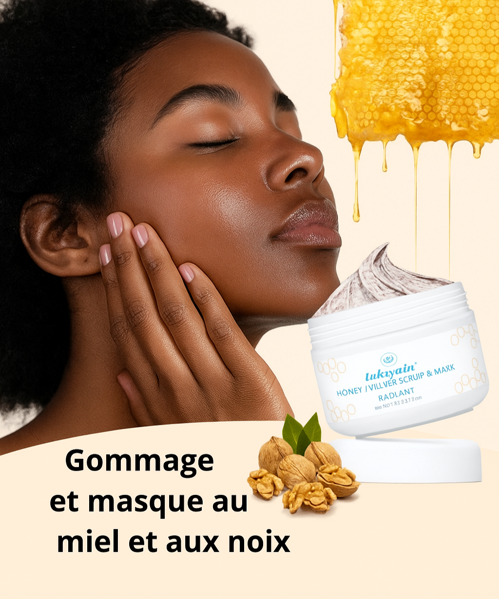 Soin Coréen Miel Noix – Gommage & Masque