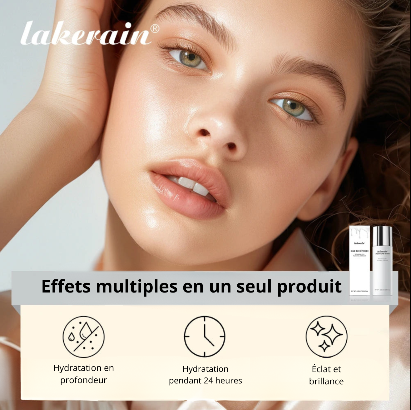 Éclat Lacté – Lotion Visage Hydratante
