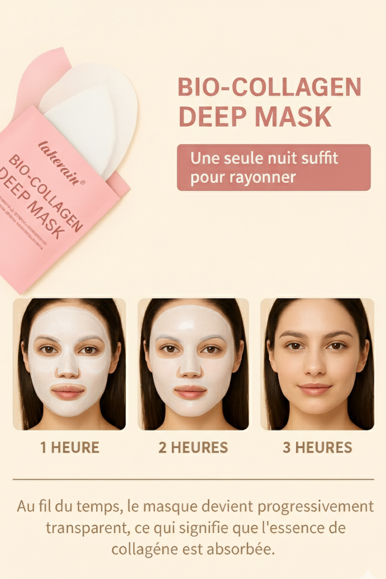 Masque Visage de Nuit Au Collagène